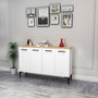 Hanah Home Consola Frezya - Roble Zafiro y Blanco